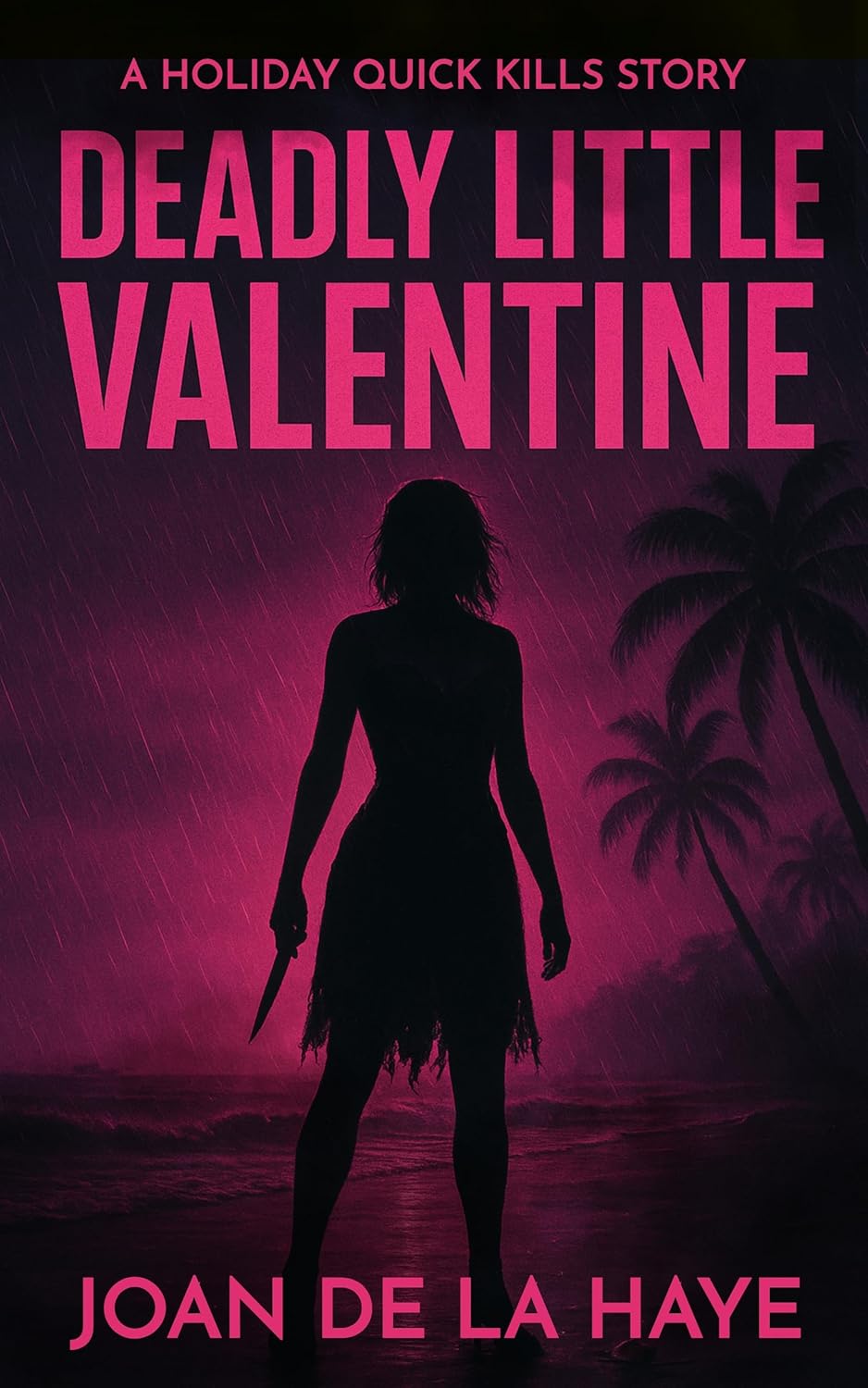 Book cover for Deadly Little Valentine by Joan De La Haye
