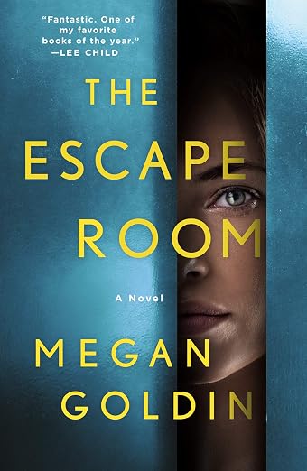 Book cover for The Escape Room by Megan Goldin
